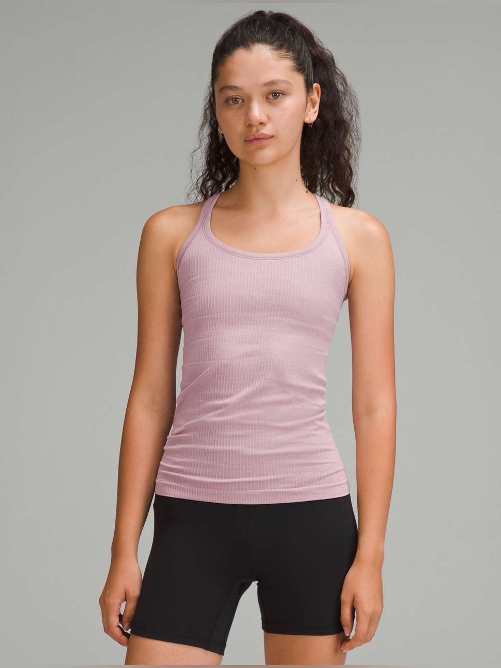 Lululemon Ebb to Street Tank Top *Light Support, B/C Cup Rose Blush SZ 2